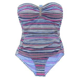 Tommy Bahama Women's Striped Bandeau One-Piece Swimsuit Size 8 - Beachwear - NWT